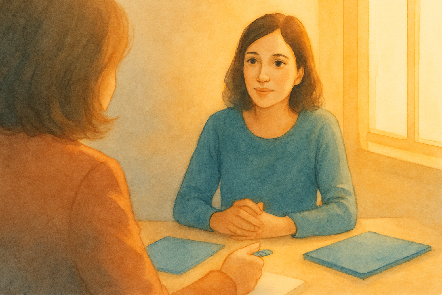 diverse group of people standing and talking together in a business environment